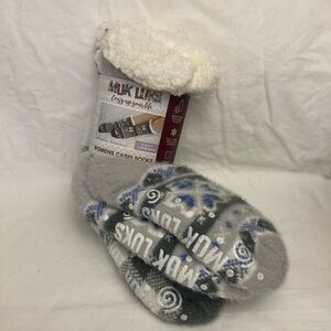 2-6 MUK Luks cabin socks fleece NEW gift Small medium 5 6 7
